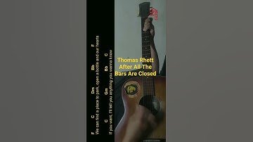 Thumbnail of Thomas Rhett - After All The Bars Are Closed Guitar Chords cover #shorts