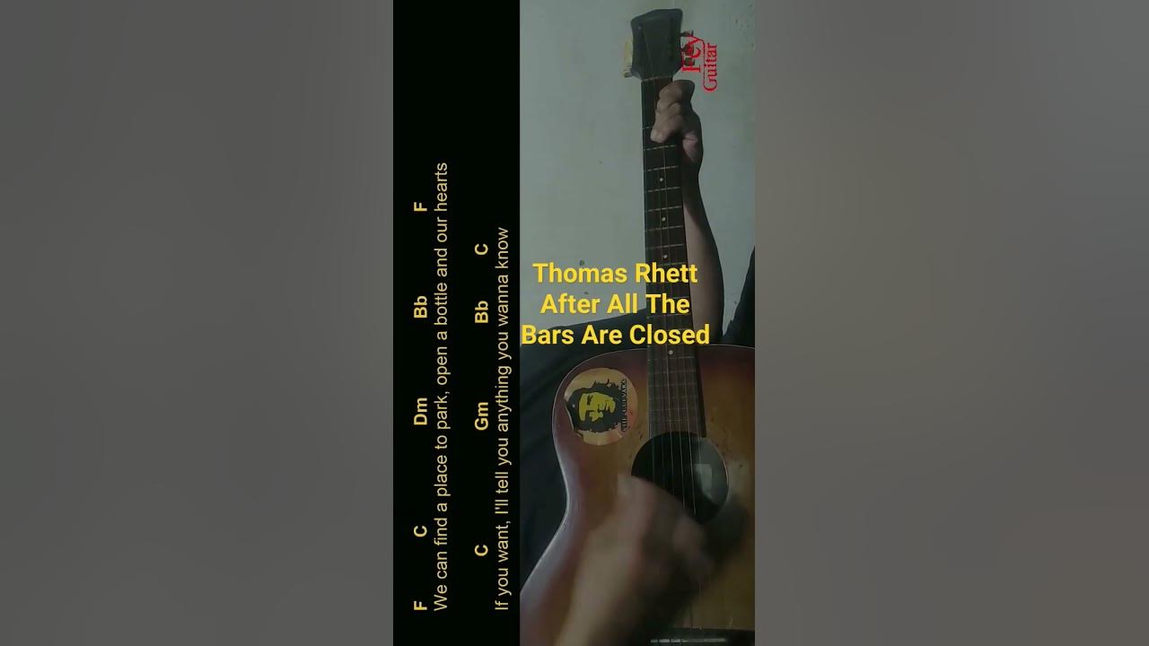 Thomas Rhett - After All The Bars Are Closed Guitar Chords cover #shorts