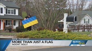 Mount Holly Veteran Makes Waves With Wooden Ukraine Flag