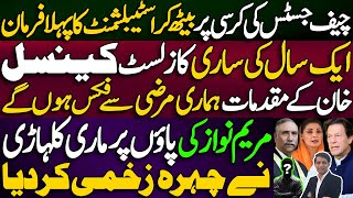 Establishment’s First Order from Chief Justice’s Seat | All Cause Lists Canceled | Imran Khan Cases