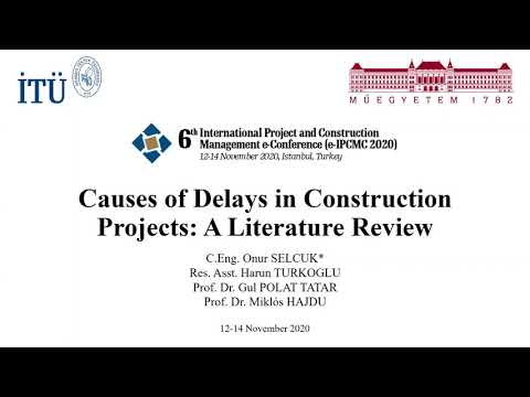 literature review on delays in construction projects