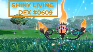 LIVE SHINY CHANDELURE! - Shiny Living Dex #0609