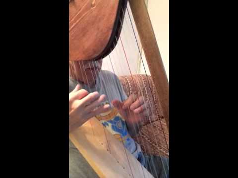 La Paloma -26 string Pine Harp- world's easiest harp to bui