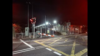 Cullybackey Station , Old Cullybackey Road & Ballymena Road Level Crossings.10/2/23 (Before Upgrade)