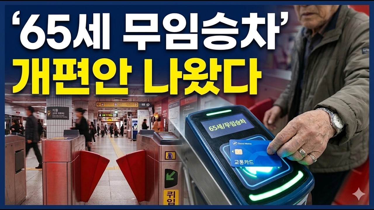 기초연금 개편 논의 시작… 65세 무임승차까지 바뀌나