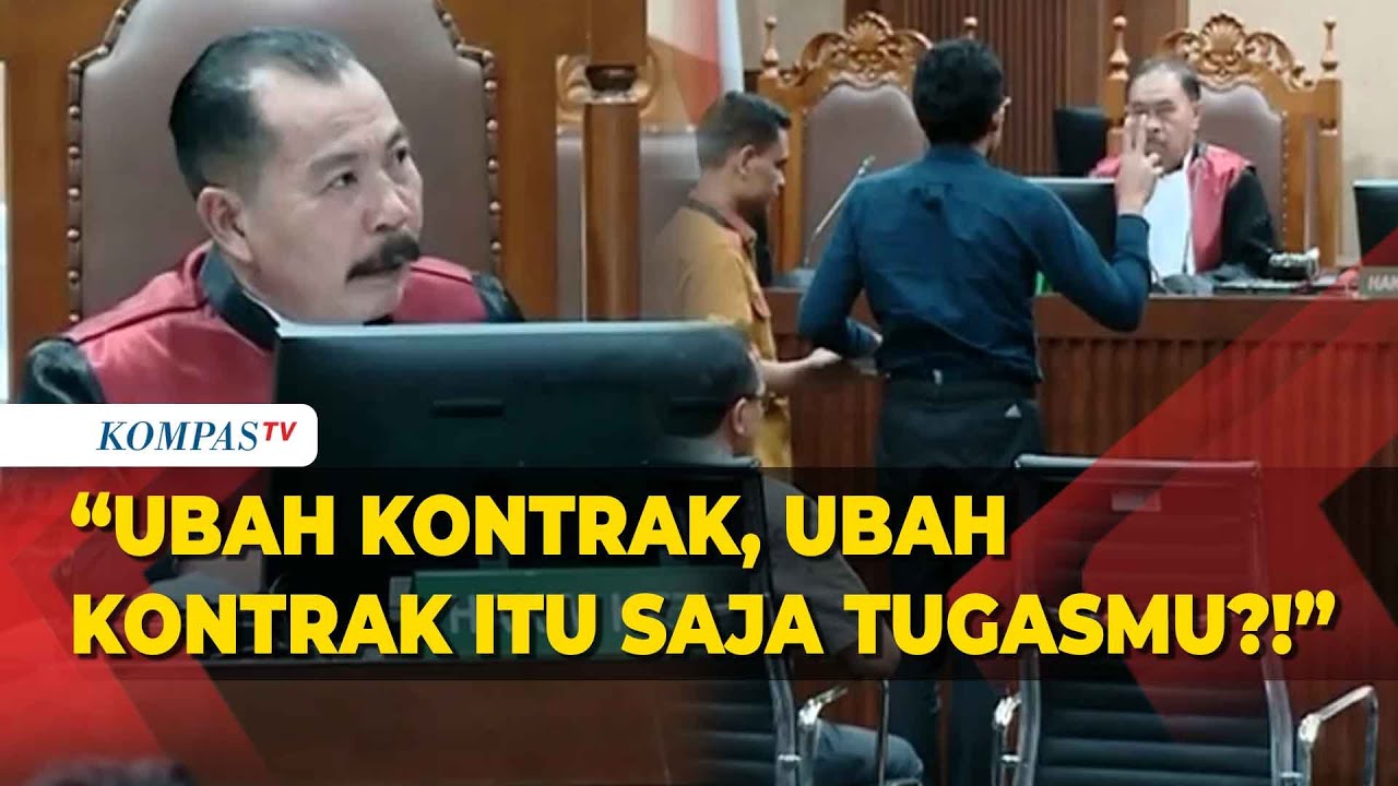 Hakim Fahzal Tertawa Dengar Saksi Pejabat Bakti Jelaskan Kontrak Konsorsium di Sidang Johnny Plate