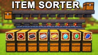 AUTOMATIC Item Sorter in Minecraft 1.21+ (Tutorial)