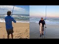 Obx surf fishing cape point  buxton nc red drum and sharks in the spring