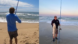 OBX Surf Fishing Cape Point - Buxton, N.C. Red Drum and Sharks in the Spring