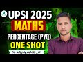 UPSI 2025 – Percentage PYQ | Maths One Shot by Sanjay Rawat Sir