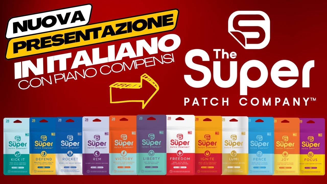PRESENTAZIONE SUPER PATCH (CON PIANO COMPENSI) - NUOVA - IN ITALIANO