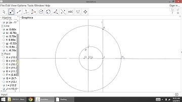 How to construct a regular heptadecagon in GeoGebra
