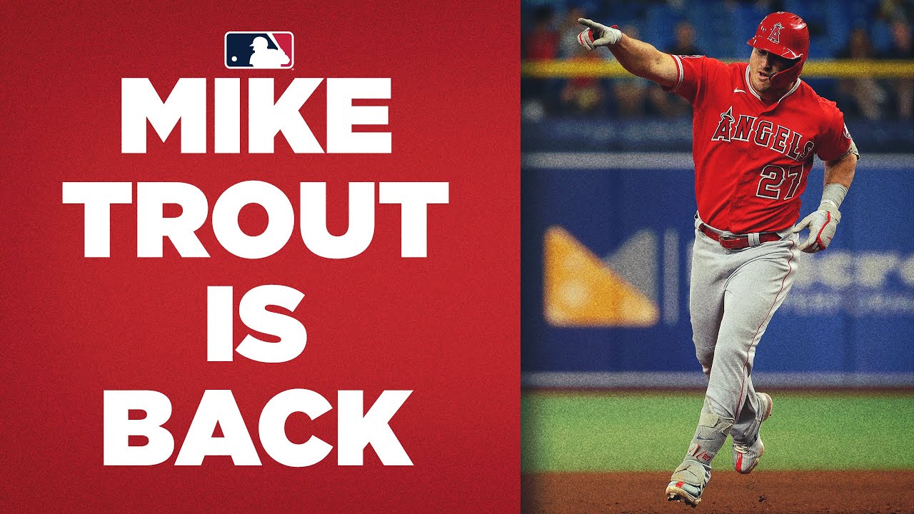 Mike Trout is on FIRE! Has crushed the ball since returning from injury