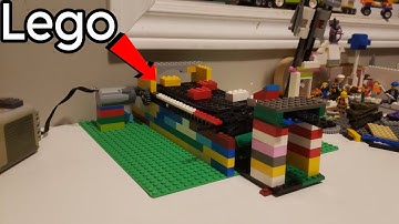 I Build a working Car racing Game in Lego!