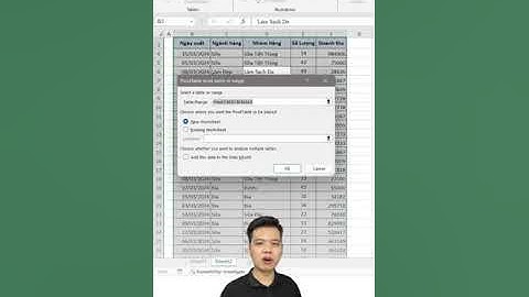 Tạo báo cáo nhanh bằng Pivot table, không cần dùng đến hàm vẫn có được 1 báo cáo đẹp và khoa học, gi