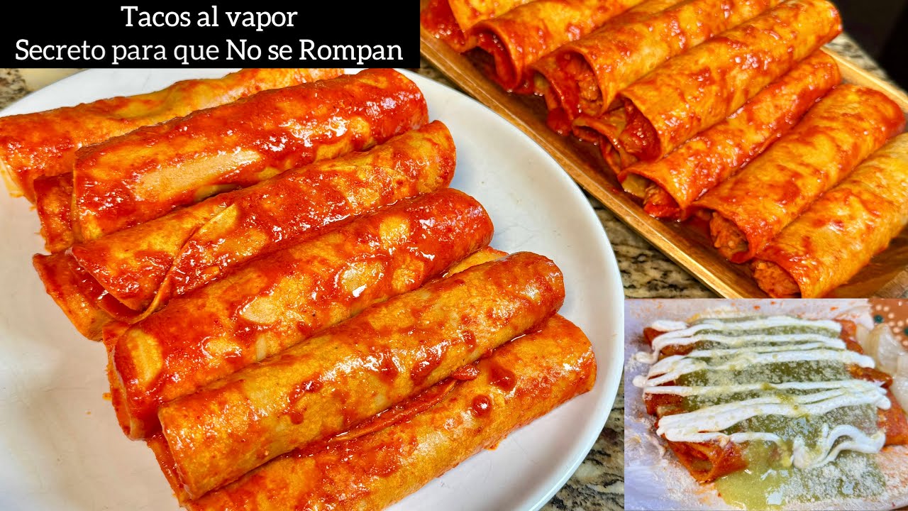 NUNCA SE ROMPEN LOS TACOS AL VAPOR CON ESTA TÉCNICA / TACOS AL VAPOR / TACOS DE CANASTA / TACOS
