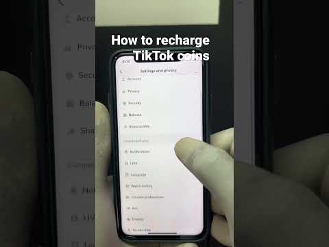 How to recharge TikTok coins