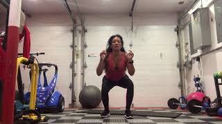 crossover jump squat