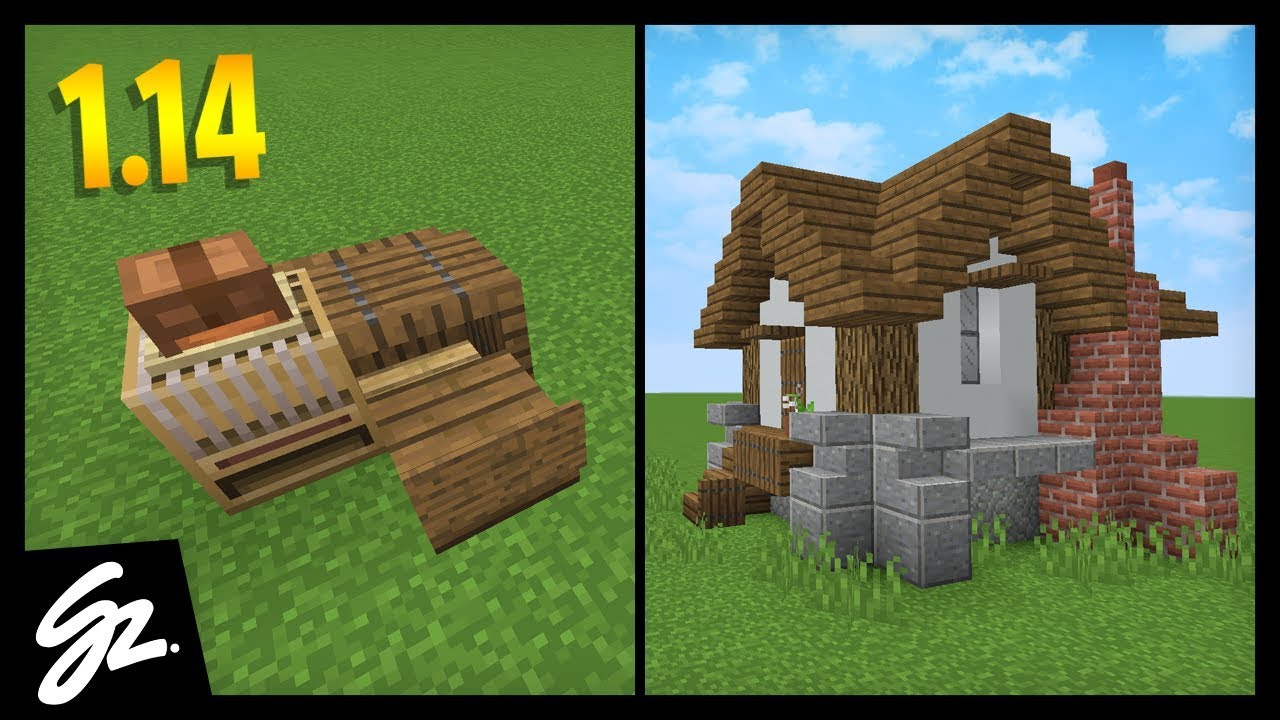 10 Building Designs In Minecraft 1.14 - YouTube