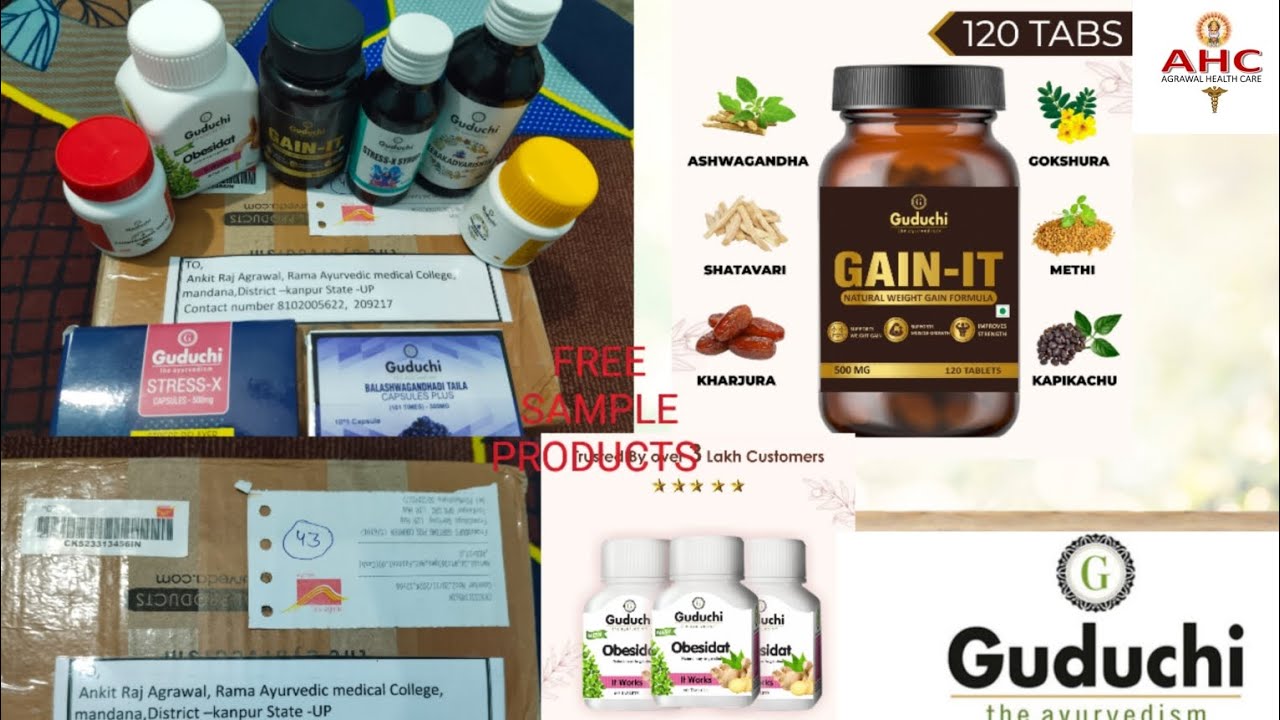 FREE SAMPLE KIT FROM GUDUCHI AYURVEDISM.