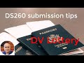 DV Lottery | Some tips for DS 260 submission