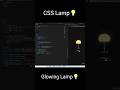 CSS Lamp with Slider Control | HTML, CSS & JavaScript Tutorial