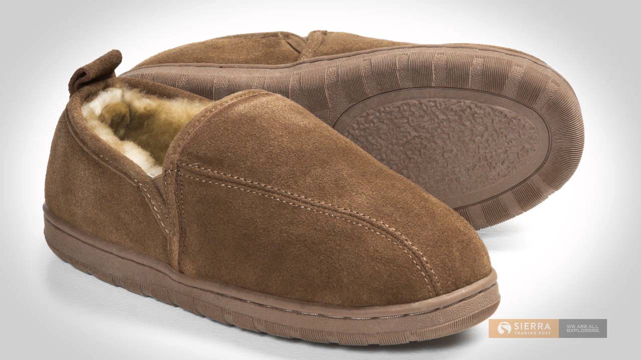 LAMO Footwear Romeo Slippers - Suede, Sheepskin-Lined (For Men) - YouTube