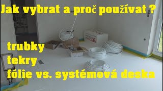 Podlahové Topení Svépomocí - Jak Vybrat A Co Použít? - Trubka, Tekry, Fólie, Dilatace - Part02