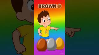 Learn Colors for Kids 🌈 Brown, Gray & Gold | Fun Cartoon Learning