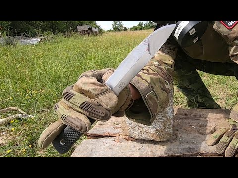 Fällkniven A1 - VG-10 - KNIFE DESTRUCTION TEST - UNTIL IT BREAKS - STEEL: VG-10 - HRC 59