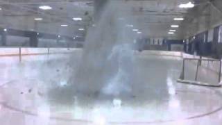 Tornado hits ice rink