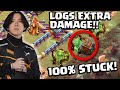 Klaus INVENTS NEW TRICK overgrowth spell &amp; log launcher COMBO (Clash of Clans)