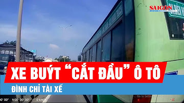Đình chỉ tài xế xe buýt “cắt đầu” ô tô trên Quốc lộ 51