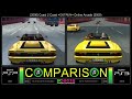 PSP vs PlayStation 3 (Outrun 2) Side by Side Comparison