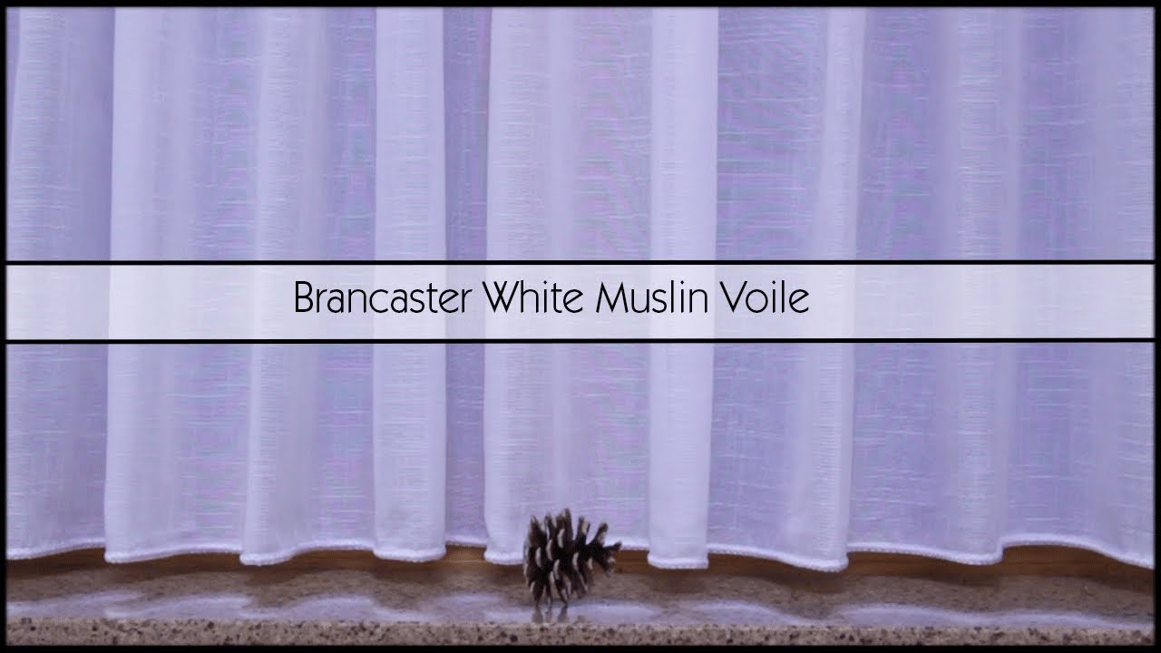 Brancaster White Muslin Voile Curtains Woodyatt Curtains YouTube