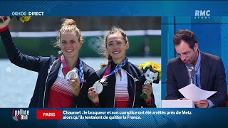 JO Tokyo : Laura Tarantola et Claire Bové décrochent la médaille d'argent en aviron