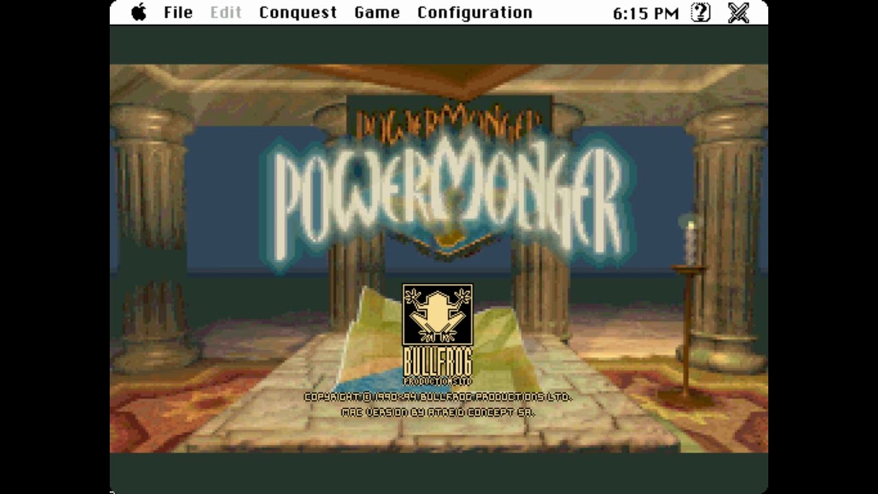 Powermonger Controls PowerMonger (Macintosh) – Écran-titre – 1080p - YouTube