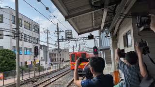 ‼️さようなら東武8000系8577fラストランツアー団体臨時列車‼️北春日部発車‼️東武8000系8577fリバイバルカラー‼️2025.7.5‼️