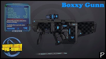 Borderlands The Pre Sequel: Boxxy Gun (Unique weapons #42)
