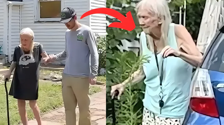 Elderly woman sees suspicious stranger in her yard, what he does leaves her stunned  #truestory