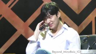 20170218【The Originality of Lee Min Ho】Minho cutely imitated the rookie Minho