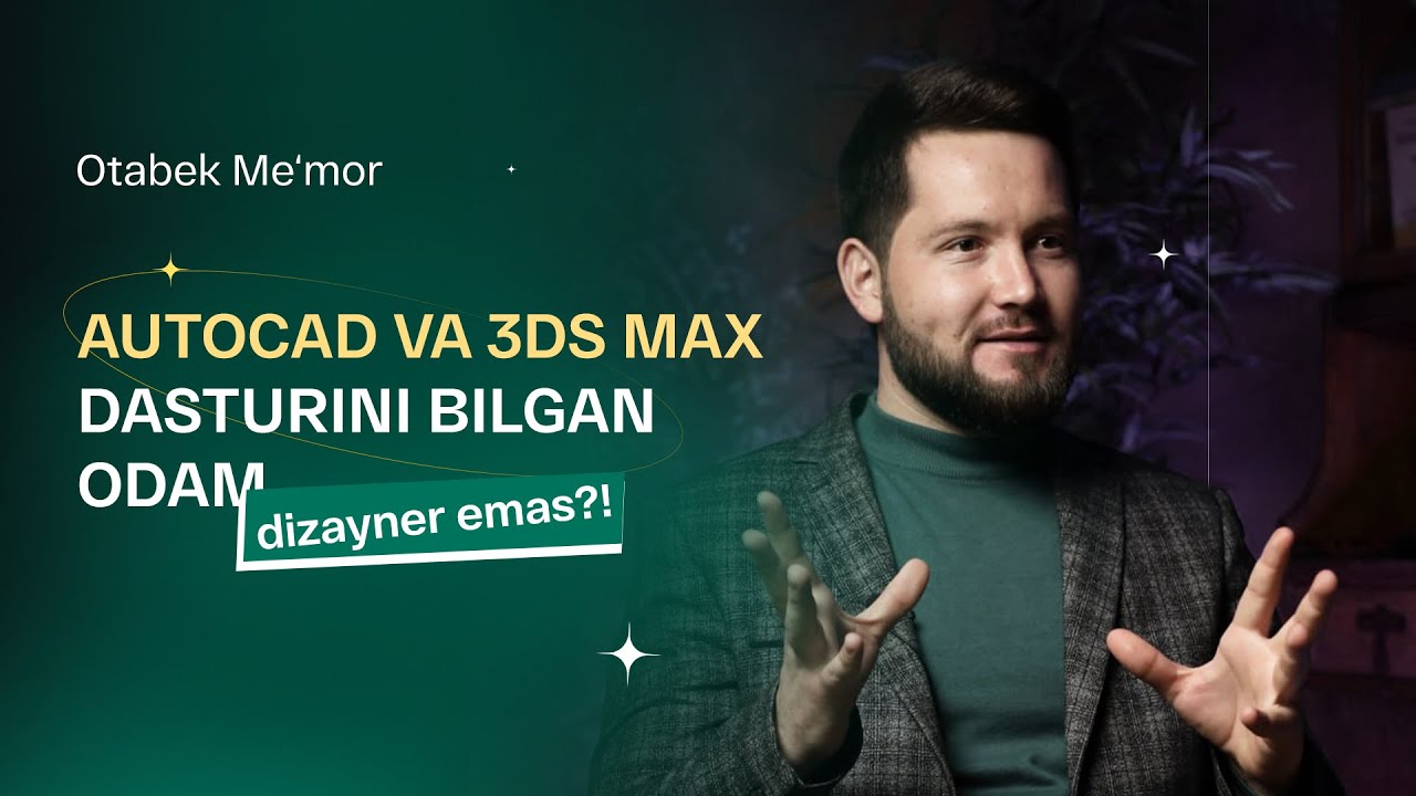 Interyer dizayner qaysi dasturlarni bilishi shart? | Otabek Me'mor