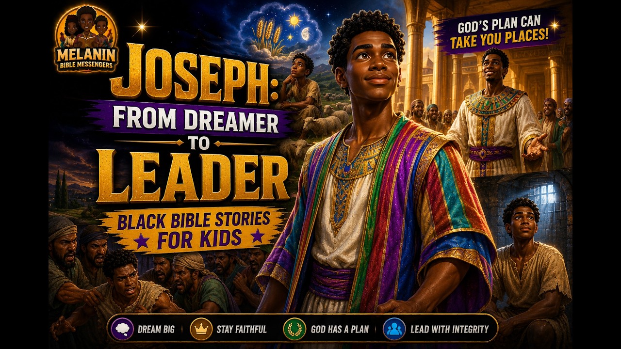 🌟 Joseph: From Dreamer to Leader | Black Bible Stories for Kids 🌟