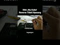 Fungsi kabel Reverse atau Kabel Back Efek Jika Kabel Reverse Tidak Dipasang