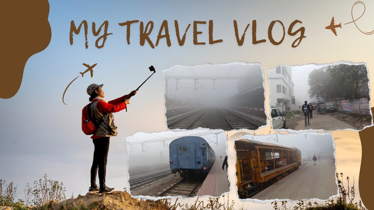 **"Amazing Train Journey on a Cold Foggy Day | Travel Vlog 2024 | Exploring the Beauty of Winter"**