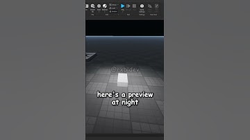 HOW TO MAKE A DAY/NIGHT - ON/OFF LIGHT PART [Roblox Studio Tutorial] #shorts #roblox #robloxstudio