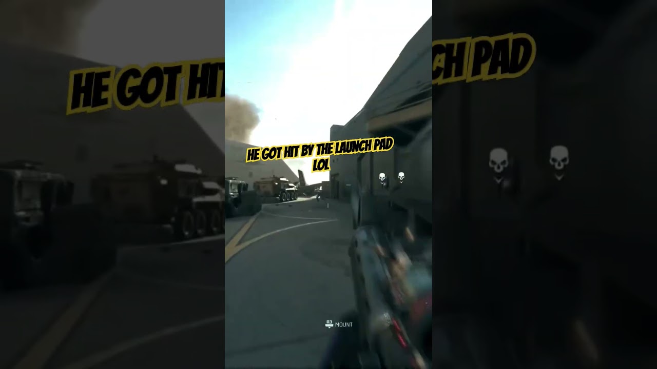 lol he went flying! haha 