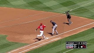 ATL@WSH: Rendon scores first run on throwing error