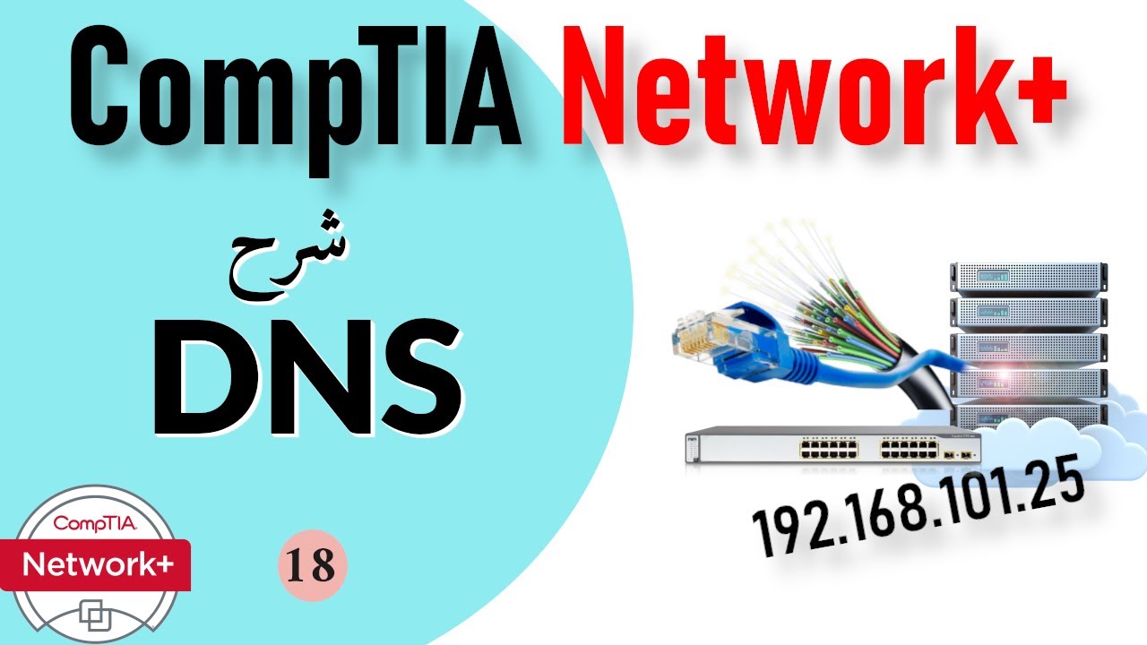 18- CompTIA Network+ | DNS شرح ال