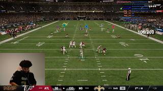SAINTS FAN CRASHES OUT AFTER EMBARRASSING LOSS TO THE FALCONSON MNF!